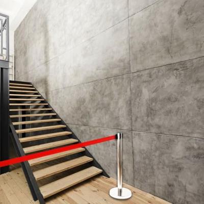 Separator NMZ Uitschuifbaar Rood Zilverkleurig Roestvrij staal 2 m