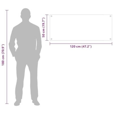 VidaXL Keuken spatscherm 2 pcs lichtgrijs 120 x 50 cm gehard glas