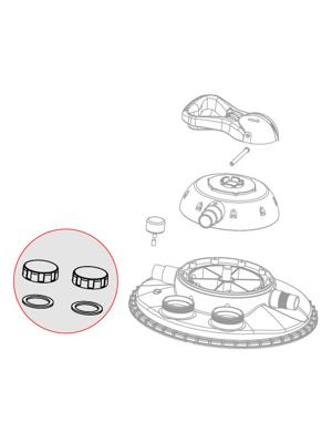 Schroefdop clear control Velda - Velda