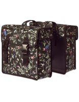 Basil wanderlust dubbele zwarte fietstas - waterafstotend, 35l, universal bridge-systeem - thumbnail