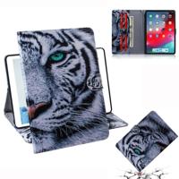 Tiger patroon horizontale Flip lederen case voor iPad Pro 11 inch (2018) met houder & Card slot & portemonnee - thumbnail