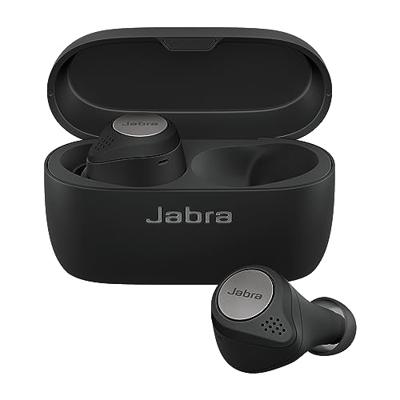 Jabra Elite Active 75t Oordopjes – Echt Draadloze Oordopjes met Actieve Ruisonderdrukking voor Bellen en Muziek – Titaniumzwart