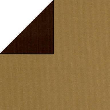 Cadeaupapier - Geschenkpapier - Gold | coffee 30 cm