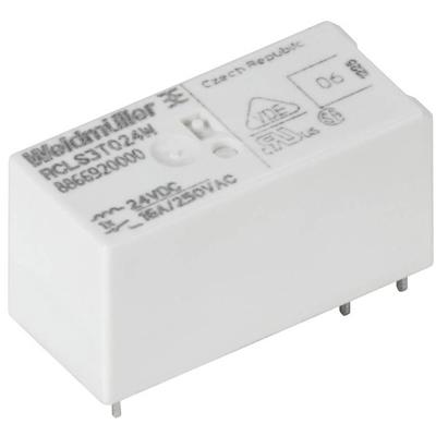 Weidmüller RCL314005W Steekrelais 5 V/DC 16 A 1x wisselcontact 20 stuk(s) Weidmüller RCL314005W Steekrelais 5 V/DC 16 A 1x wisselcontact 20 stuk(s)
