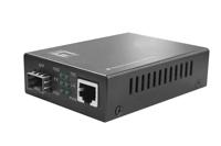 LevelOne Converter GVT-2012 10/100/1000T>1000FX SFP PoE - thumbnail