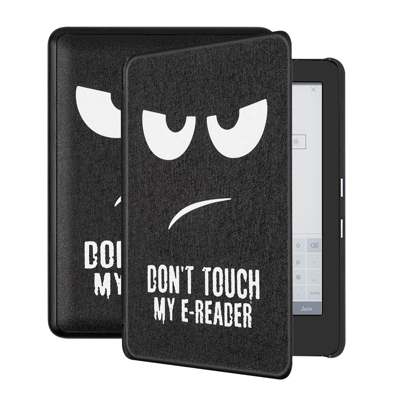 Lunso - Kobo Glo / Glo HD / Touch 2.0 hoes (6 inch) - sleep cover - Don't Touch Lunso - Kobo Glo / Glo HD / Touch 2.0 hoes (6 inch) - sleep cover - Don't Touch