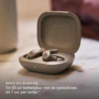 Beats - Powerbeats Fit - draadloze oortjes met ruisonderdrukking en een ultieme stabiele pasvorm, IPX4, tot 30 uur batterijduur met de oplaadcase. Compatibel met Apple en Android - rotsgrijs - thumbnail