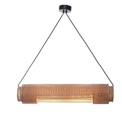GOOD&MOJO Hanglamp 'Bhutan' Bamboe, 85cm, kleur Naturel GOOD&MOJO Hanglamp 'Bhutan' Bamboe, 85cm, kleur Naturel