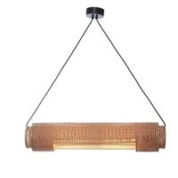 GOOD&MOJO Hanglamp 'Bhutan' Bamboe, 85cm, kleur Naturel - thumbnail