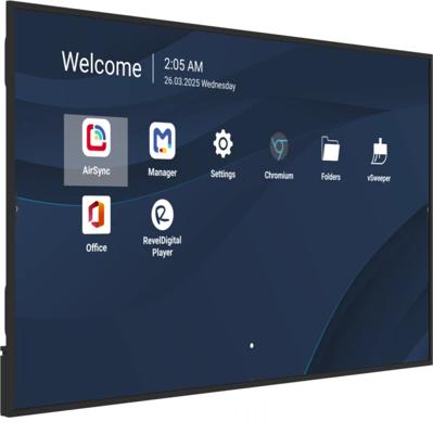Viewsonic CDE7531-1C beeldkrant Digitale signage flatscreen 190,5 cm (75") LCD Wifi 500 cd/m² 4K Ultra HD Zwart Type processor