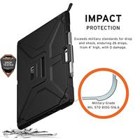 Urban Armor Gear Metropolis voor Microsoft Surface Pro X (Microsoft gecertificeerde beschermhoes, type-cover compatibel, Microsoft Surface Pen houder, standfunctie) - zwart - thumbnail