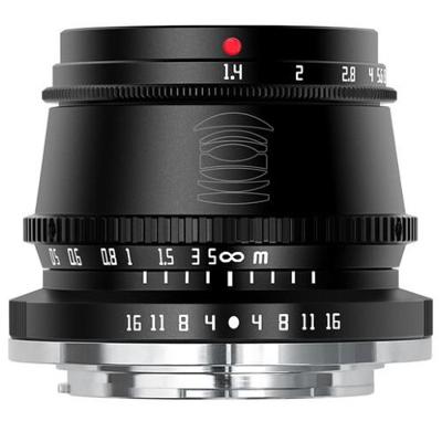 TTArtisan APS-C 35mm F1.4 Canon RF mount zwart