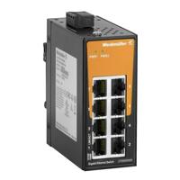 Weidmüller IE-SW-EL08-8GT-MINI Industrial Ethernet Switch 10 / 100 / 1000 MBit/s - thumbnail