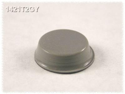 Hammond Electronics 1421T2GY Apparaatvoet Zelfklevend, Rond Grijs (Ø x h) 12.7 mm x 3.5 mm 24 stuk(s)