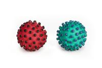 Vinyl hondenspeeltje stekelbal 13 cm - thumbnail