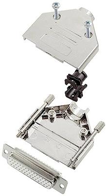 encitech DTPK25-M-HDS44-W-K 6355-8056-13 D-sub female connectorset 180 ° Aantal polen: 44 Soldeerkelk 1 stuk(s)