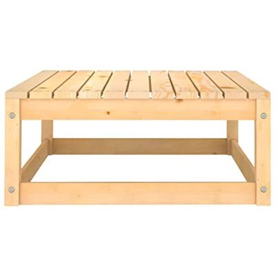2-delige Loungeset met kussens massief grenenhout