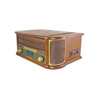 INOVALLEY RETRO29E-N Retro style vinyl Hifi systeem - Bluetooth 5.0 - 2x20W - CD/K7 audiospeler - FM radio - 2 USB poorten - thumbnail
