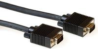 ACT 50 cm High Performance VGA kabel male-male zwart - thumbnail