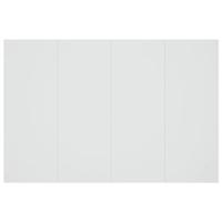 Hoofdbord 120x1,5x80 cm bewerkt hout wit - thumbnail