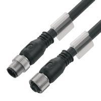 Weidmüller 1058511000 Sensor/actuator connector, geassembleerd M12 Aantal polen (sensoren): 5 Stekker, recht, Bus, recht 10.00 m 1 stuk(s) - thumbnail