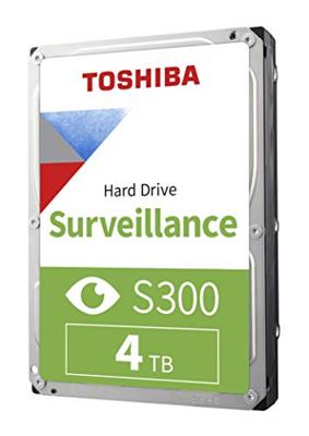 Toshiba S300 Surveillance interne harde schijf 4 TB 5400 RPM 128 MB 3.5" SATA III