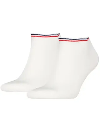 Tommy Hilfiger 2-paar Iconic sneakersokken - Katoenen enkelsokken dames en heren - Zakken niet af