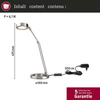 Paulmann Zed 70245 LED-bureaulamp LED LED vast ingebouwd 6.7 W IJzer - thumbnail