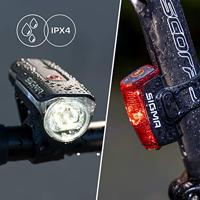 Sigma Sport Verlichtingset sigma aura 60 koplamp + infinity 2 achterlicht - thumbnail