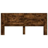 Hoofdbordkast met LED 220x16,5x103,5 cm gerookt eikenkleurig - thumbnail