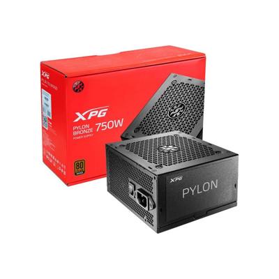 XPG Pylon power supply unit 750 W 20+4 pin ATX ATX Zwart XPG Pylon power supply unit 750 W 20+4 pin ATX ATX Zwart