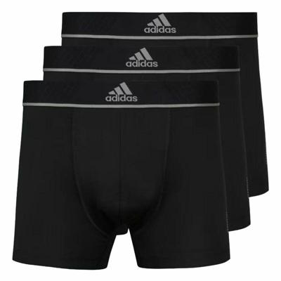 Heren Boxer Shorts Adidas Active Micro Flex Eco Zwart 3 Stuks - Maat: L