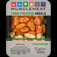 Muscle Meat High Protein Meals Kipfilet Chunks Gnocchi met Gegrilde Groenten 450 g bij Jumbo - thumbnail