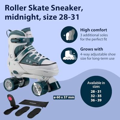 Hudora rolschaatsen sneaker midnight, maat 28