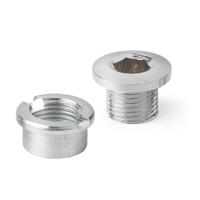 Miche Primato Pista Advanced Schroef mannelijk - Zilver - thumbnail