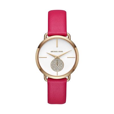 Horlogeband Michael Kors MK2710 Leder Roze 16mm Horlogeband Michael Kors MK2710 Leder Roze 16mm