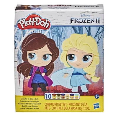 Play Doh kleiset Frozen 2 paars/blauw 26 delig
