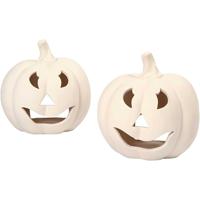 Creativ Company Waxinelicht, h: 15 cm, d 15 cm, wit, 2 stuk/ 1 doos - thumbnail