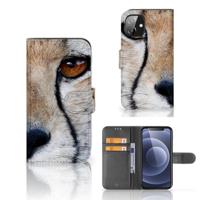 Apple iPhone 12 Mini | Telefoonhoesje | Met pasjeshouder | Cheetah - thumbnail
