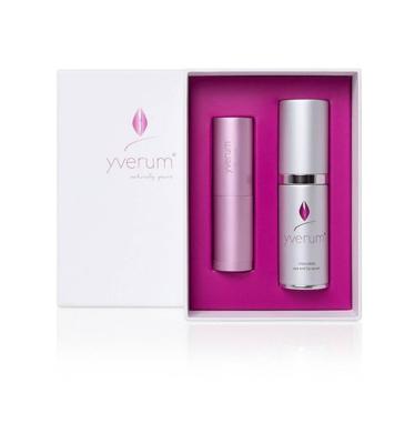 Yverum Giftset oog- en lipserum en lippenbalsem 1 Set