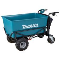 Makita DCU605Z Accu Kruiwagen met laadbak | Body | 2x 18V | Zonder Accu's & Laders - thumbnail