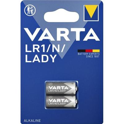 Batterij Varta LR1/N/Lady alkaline blister à 2stuk