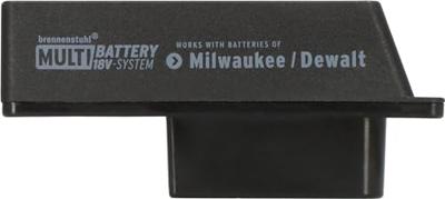 Brennenstuhl Adapter MILWAUKEE/DEWALT | voor Multi Battery | LED Spotlight - 1172640066 - thumbnail