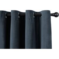 Lifa Living - Fluwelen Gordijnen - 150 x 250 cm - Donker Grijs - Verduisterend - thumbnail