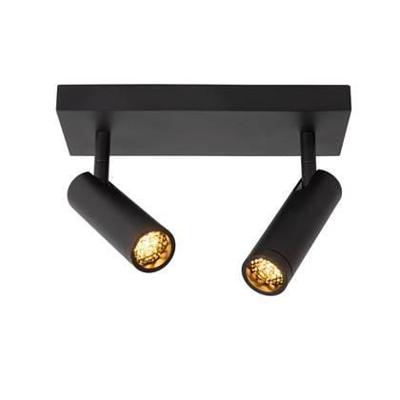 Lucide GRADO - Plafondspot - 2xGU10 (MR11) - Zwart