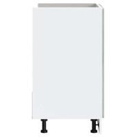 Spoelbakonderkast Porto 80x46x81,5 cm bewerkt hout betongrijs - thumbnail