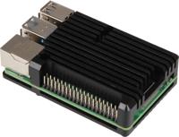 Joy-it ARMOR Case BLOCK SBC-behuizing Geschikt voor serie: Raspberry Pi® Incl. passieve koeler Zwart - thumbnail