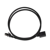 LogiLink CQX063S RJ45 Netwerkkabel, patchkabel CAT 6A S/FTP 3.00 m Zwart Vlambestendig, Halogeenvrij, Afscherming gevlochten 1 stuk(s) - thumbnail