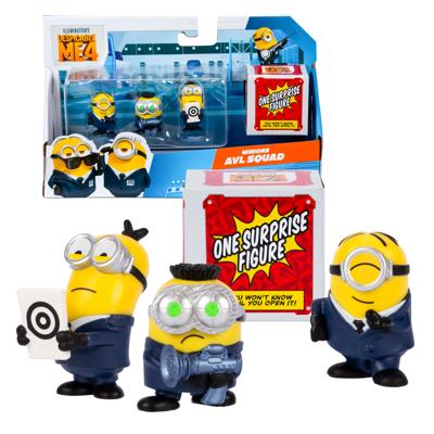 Pic Desable me 4 - party bus speelfiguren 4-pack