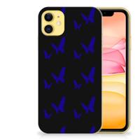 Apple iPhone 11 TPU bumper Vlinder Patroon - thumbnail